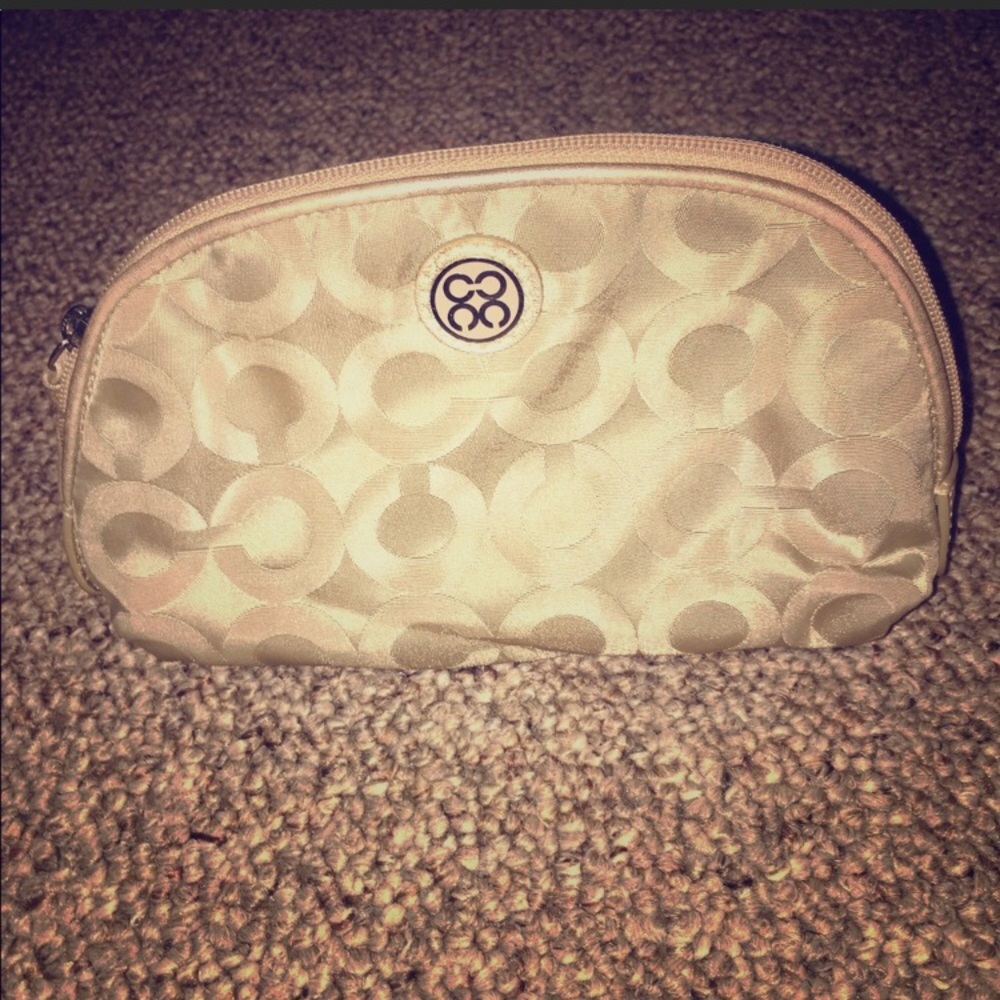 Coach makeup bag